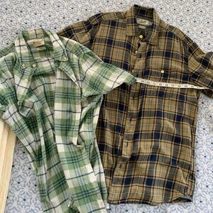 Grayers Two Button Down SS Shirts. NWOT